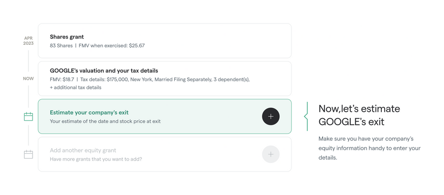 Secfi
				timeline & history ui component