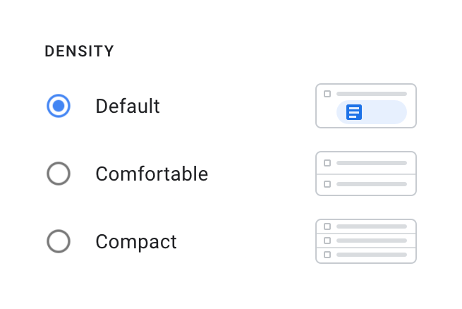 Google Mail
				checkbox & radio ui component