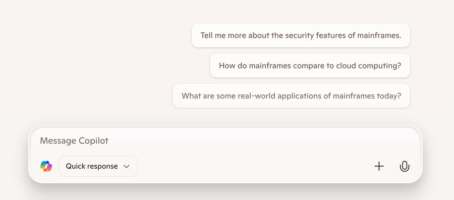 Copilot
				artificial intelligence ui component