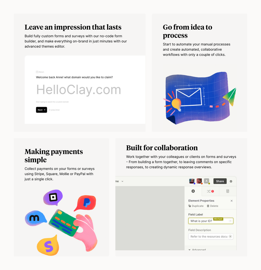 QuestionScout
				bento box ui component