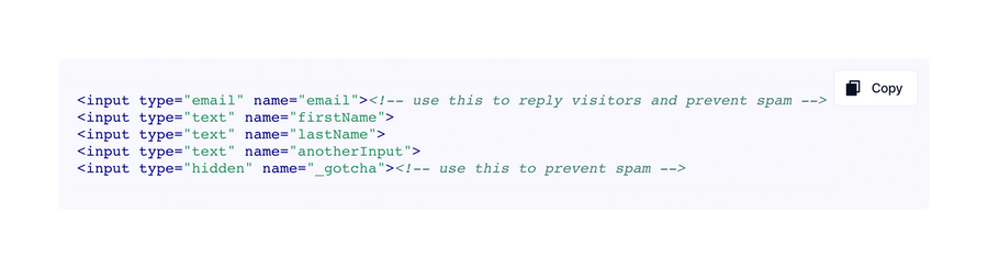 Formcarry
				code block ui component