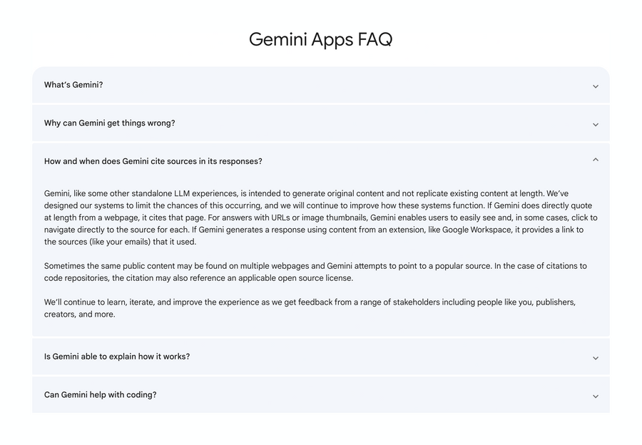Gemini
				faq ui component