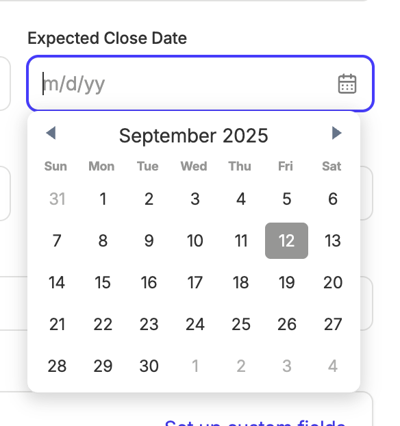 Capsule
			form date picker ui component