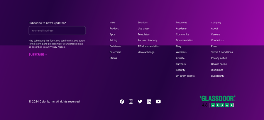 Make
				footer ui component