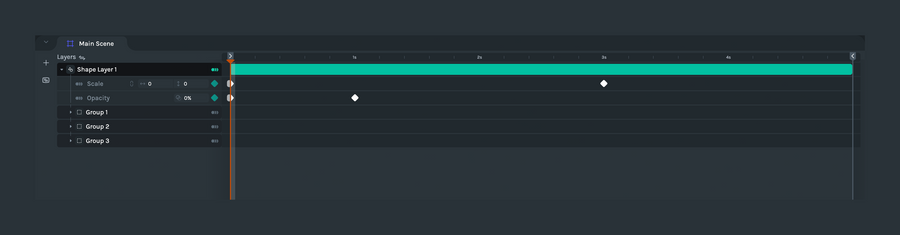 Lottie
				timeline & history ui component