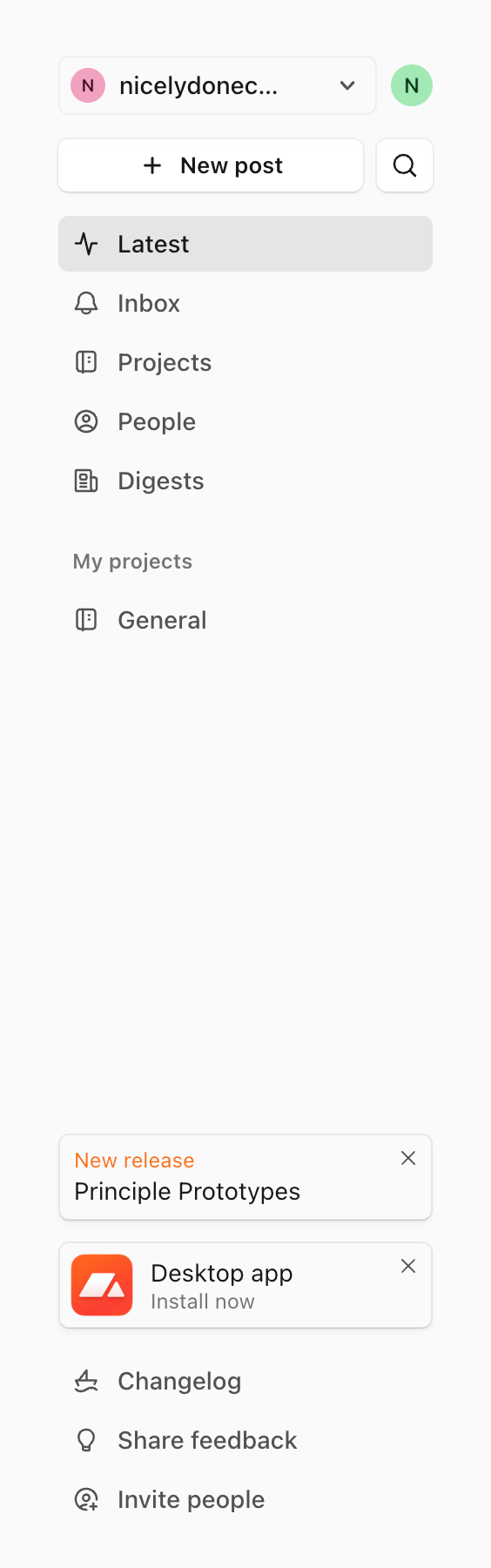 Campsite
				vertical navigation ui component