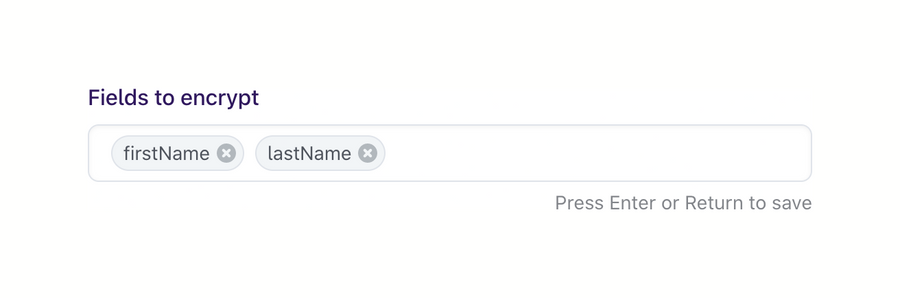 Evervault
				tag ui component