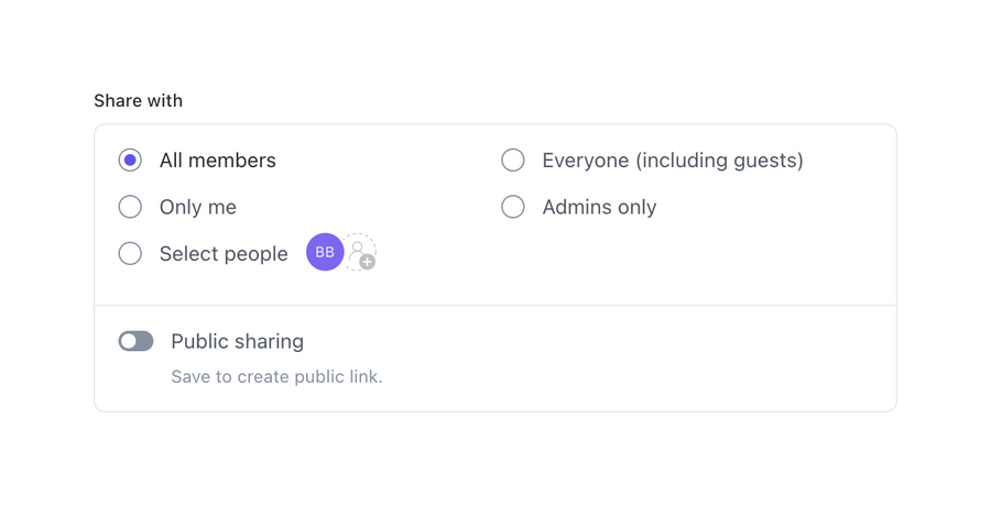 ClickUp
				checkbox & radio ui component