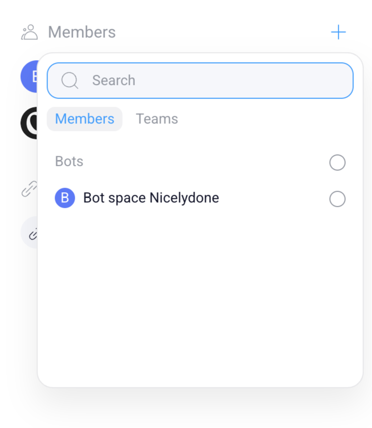 Orchestra
			search bar collaboration ui component
