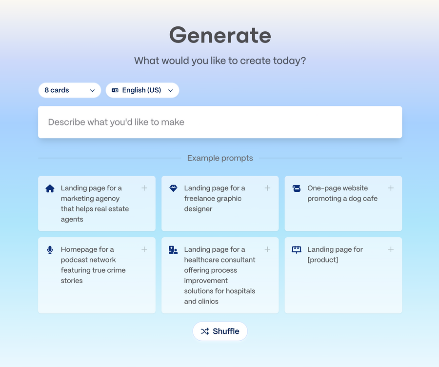Gamma
				artificial intelligence ui component