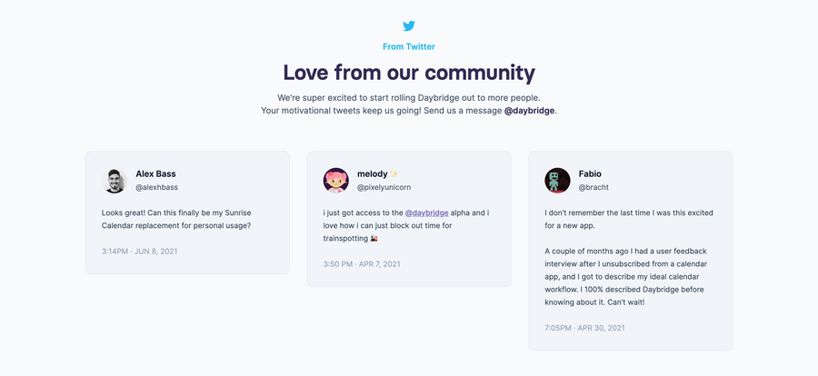 Daybridge
				social proof ui component