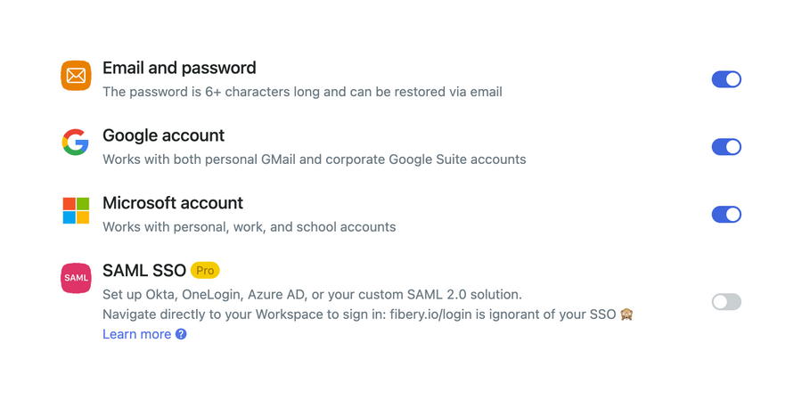 Fibery
				toggle/switch ui component