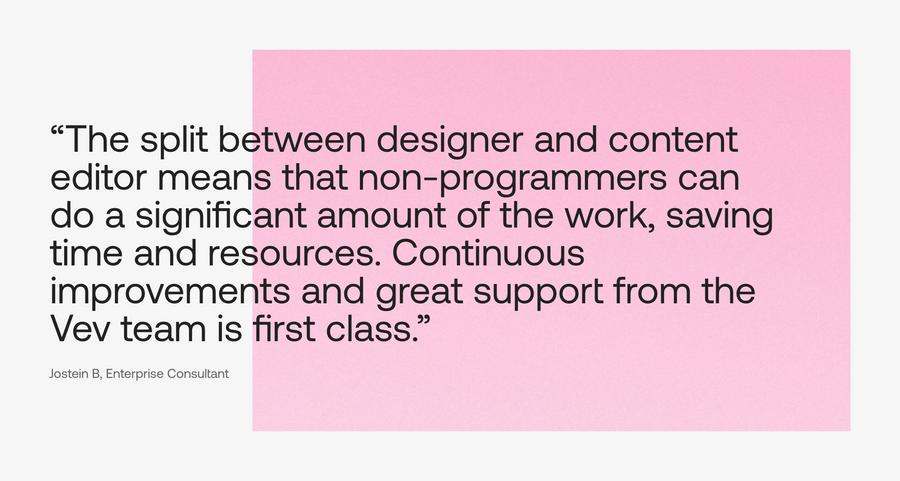 Vev
				testimonial ui component