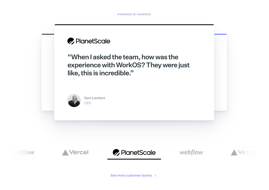 WorkOs
				testimonial ui component
