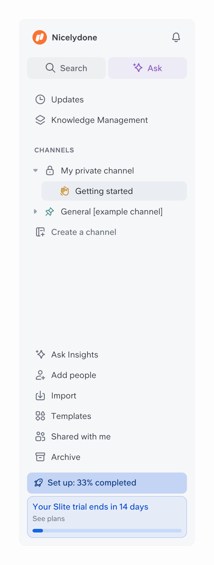 Slite
				vertical navigation ui component