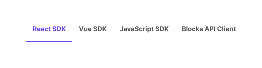 Dopt
				tabs ui component