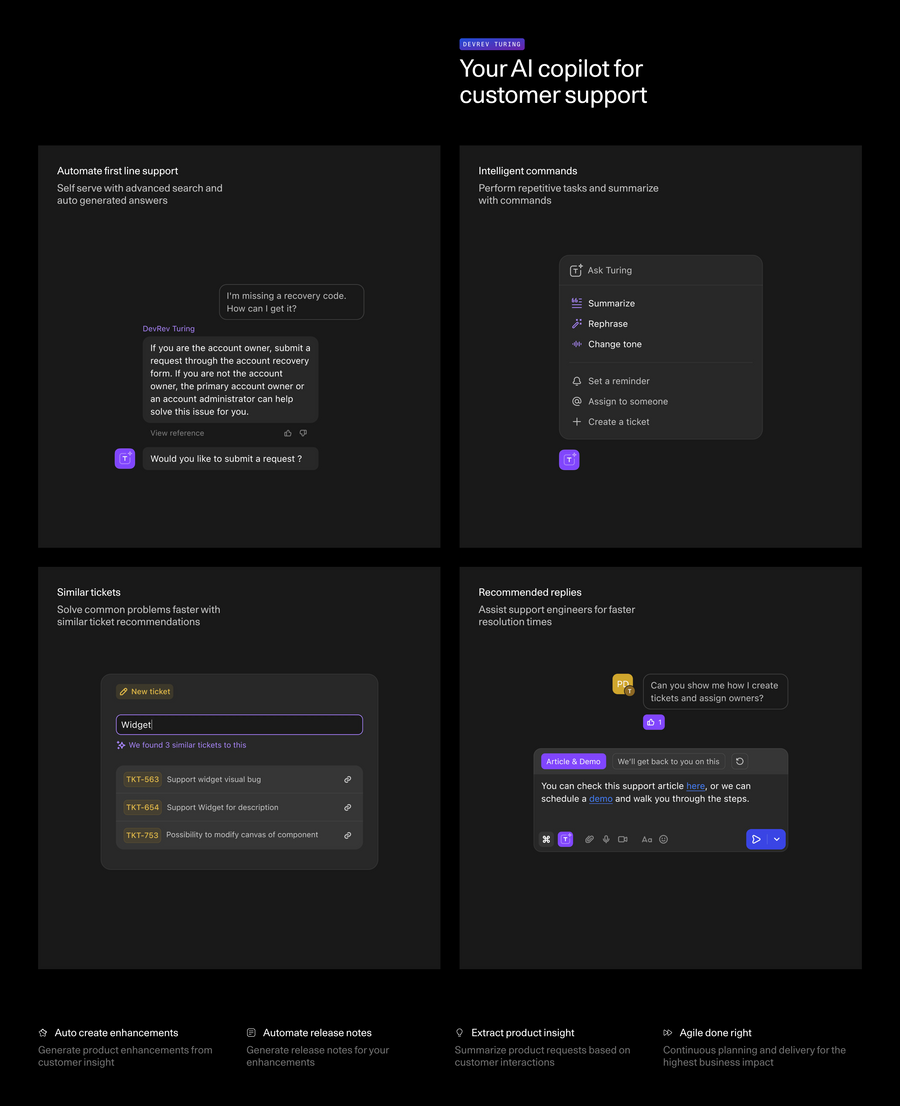 DevRev
				bento box ui component