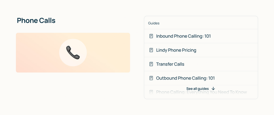 Lindy
				accordion ui component