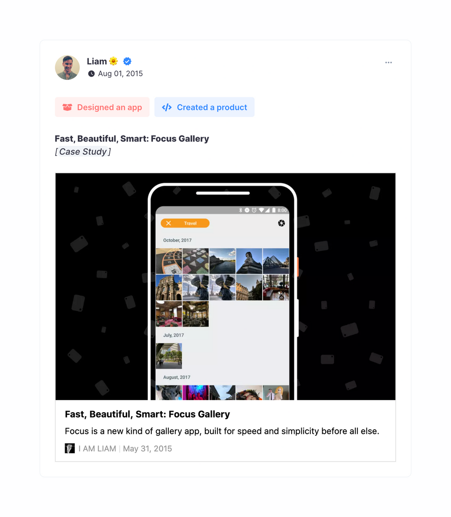 Polywork
				card ui component