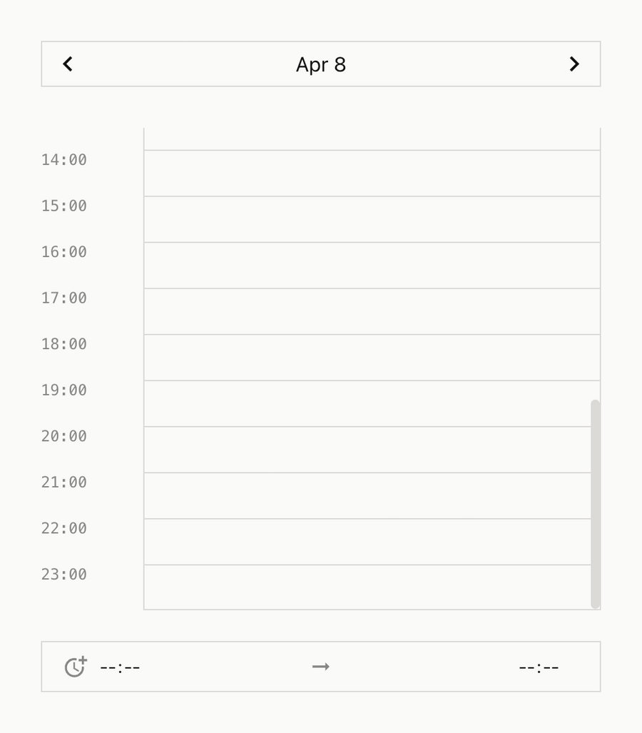 Midday
				datepicker ui component
