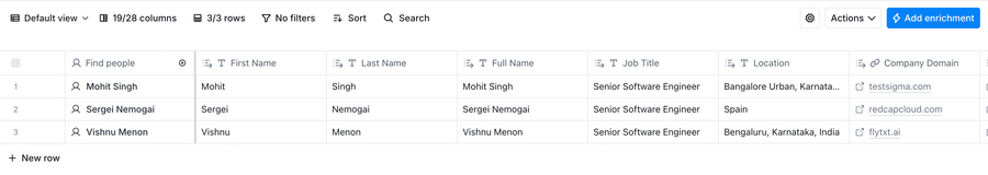 Clay
				table ui component