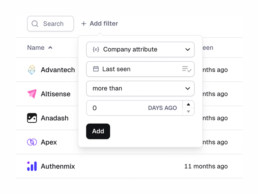 Reflag
				sorting & filtering ui component