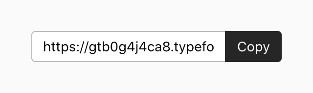 Typeform
				click to copy ui component