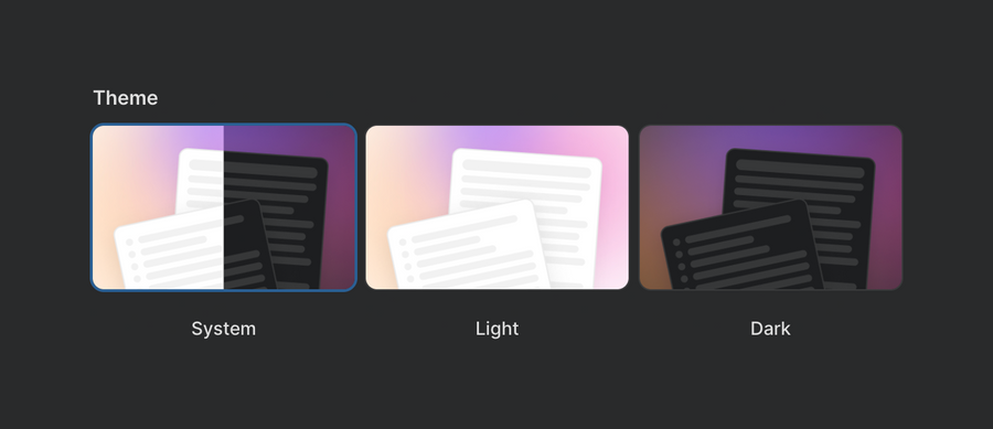 Craft
				theme settings ui component