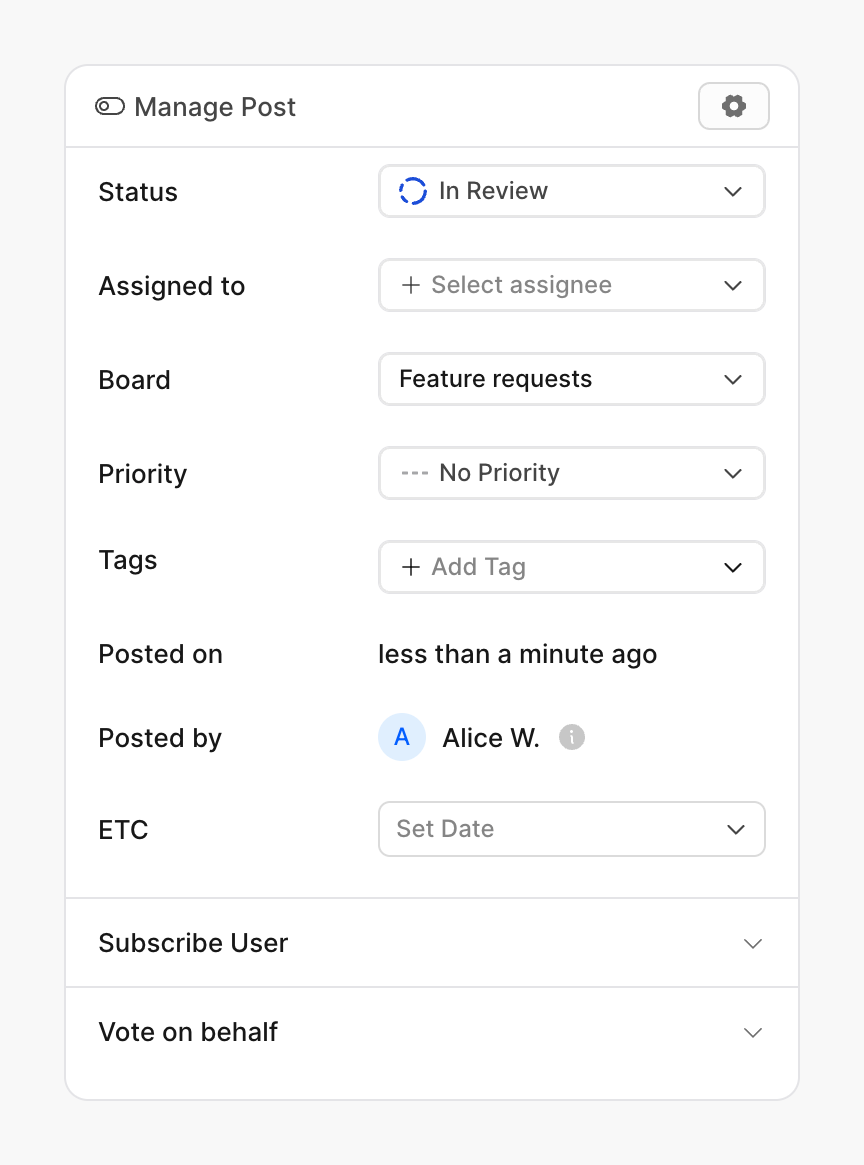 FeatureOS
			form task management ui component
