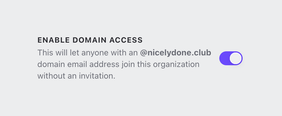 Threads
				toggle/switch ui component