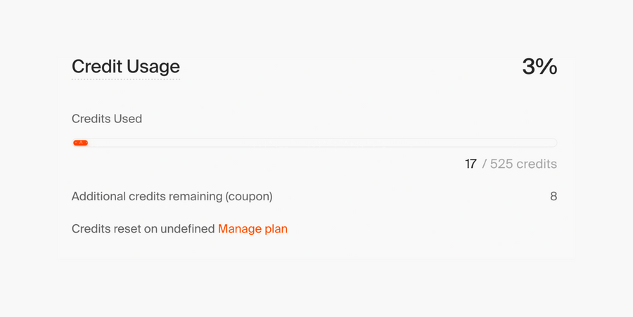 Firecrawl
				progress indicator ui component