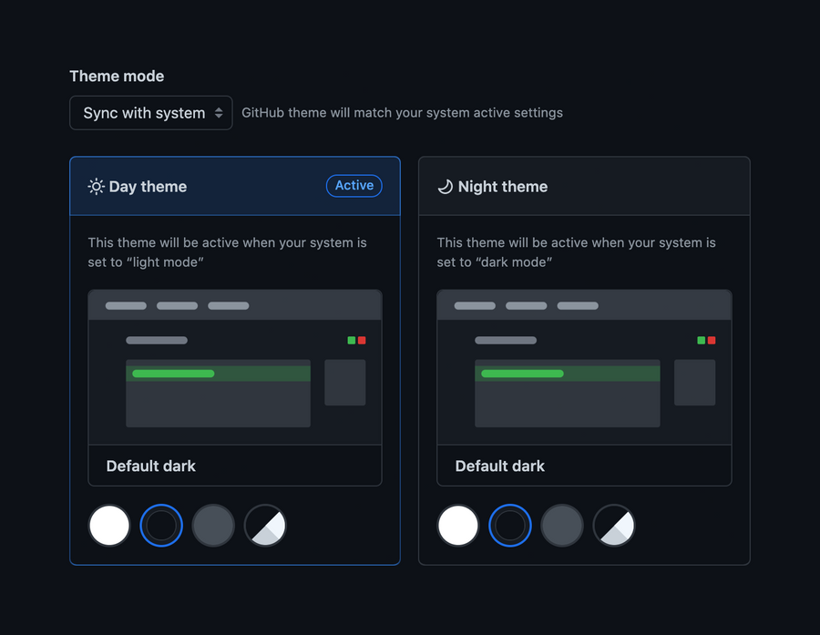 Github
				theme settings ui component