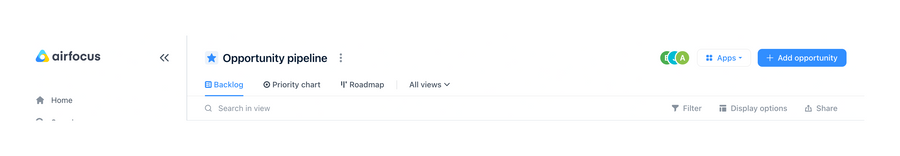 Airfocus
				horizontal navigation ui component