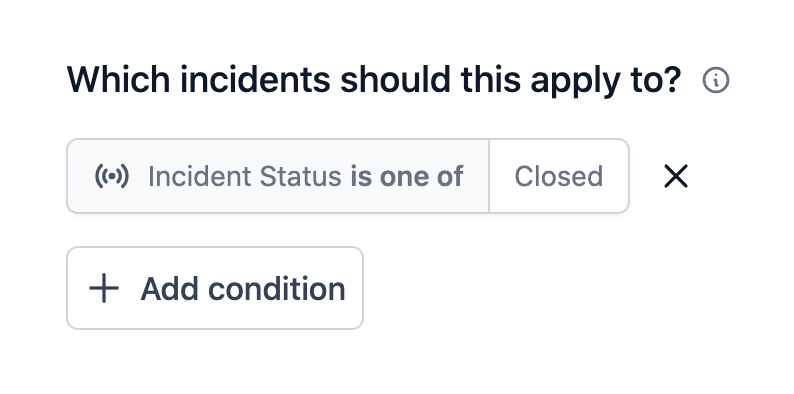Incident
				query builder ui component