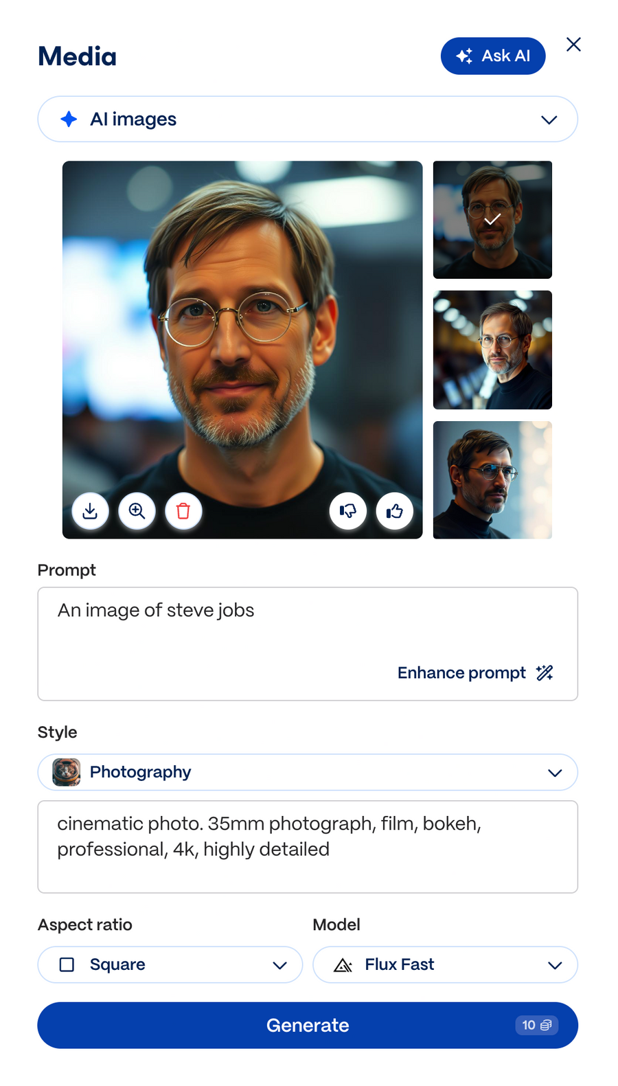 Gamma
				artificial intelligence ui component
