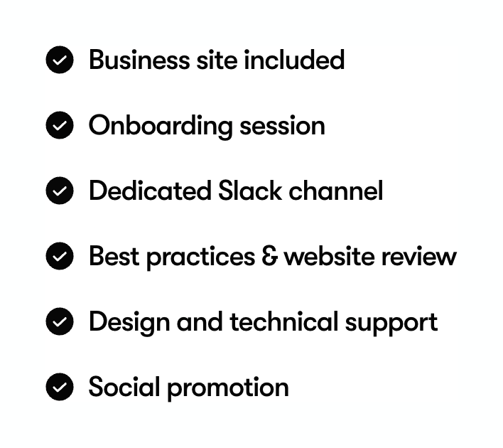 Framer
				benefit list ui component