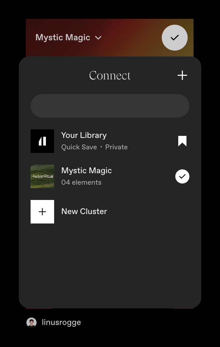 Cosmos
				dropdown menu ui component