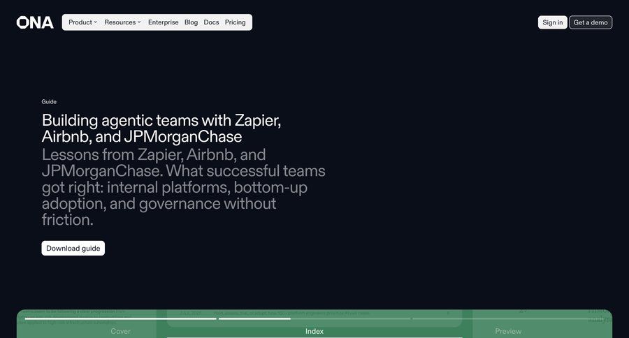 Ona
				guide ui page example