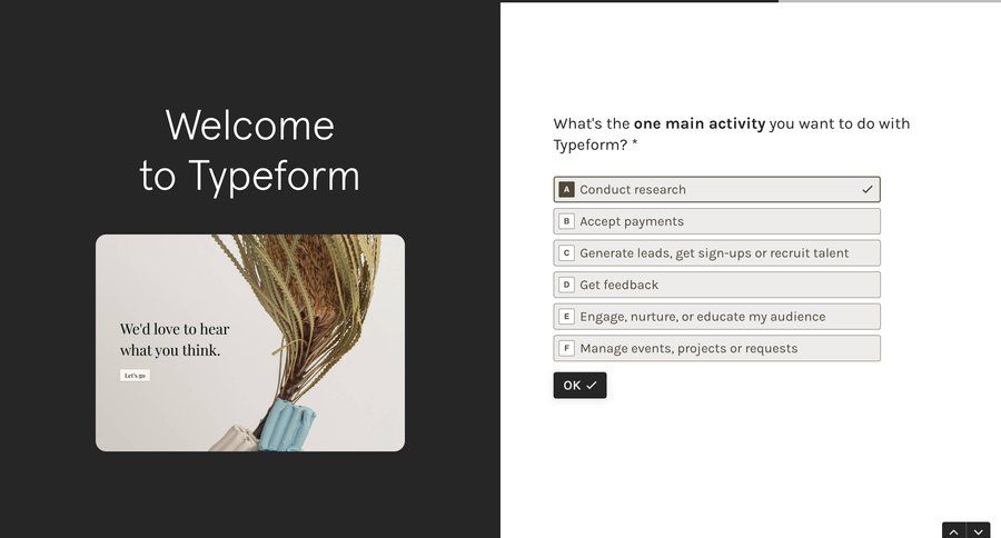 Typeform
			    ux ui design