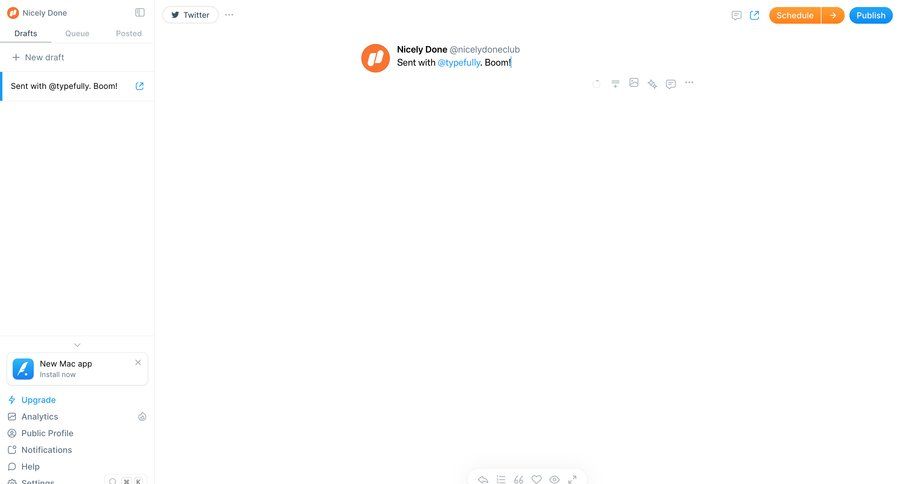 Typefully
			         ux ui design