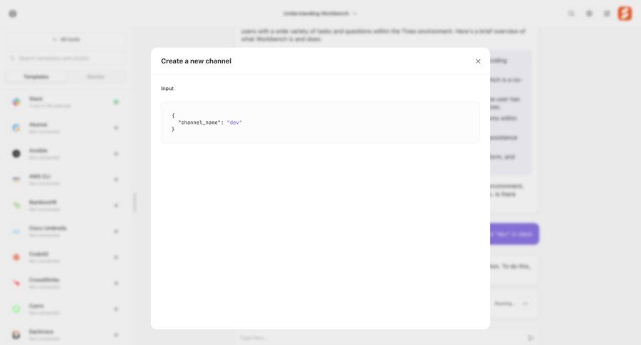 Tines
			 configuration form channel management create ui page example