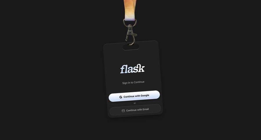 Flask
				signin ui page example