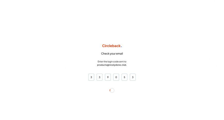 Circleback
			  ux ui design