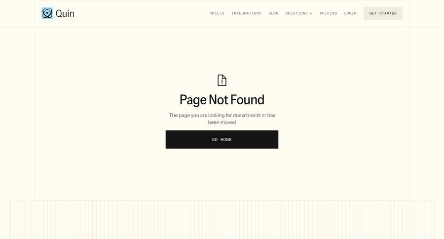 Quin
				error state ui page example