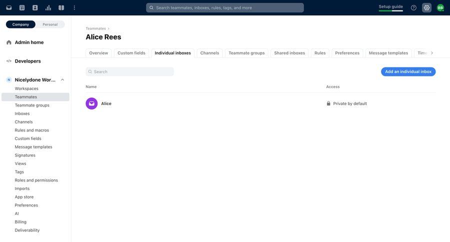 Front
			 collaboration settings sidebar navigation user management grid onboarding account setup user access control inbox management inbox sidebar parameters communication search bar ui page example