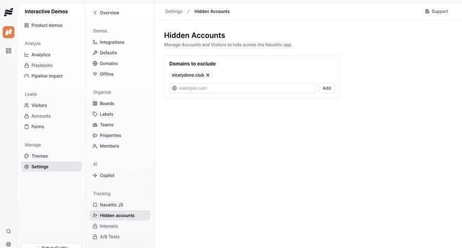 Navattic
			 account management ui page example