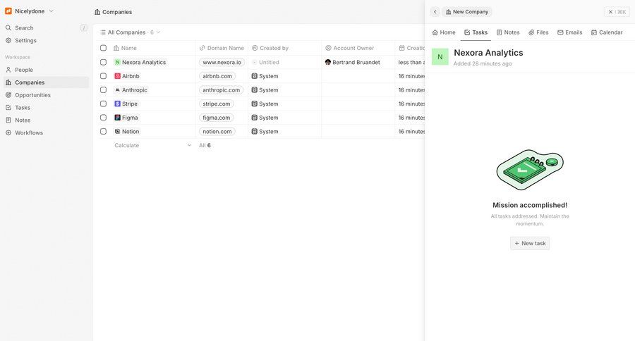 Twenty
				empty state ui page example
