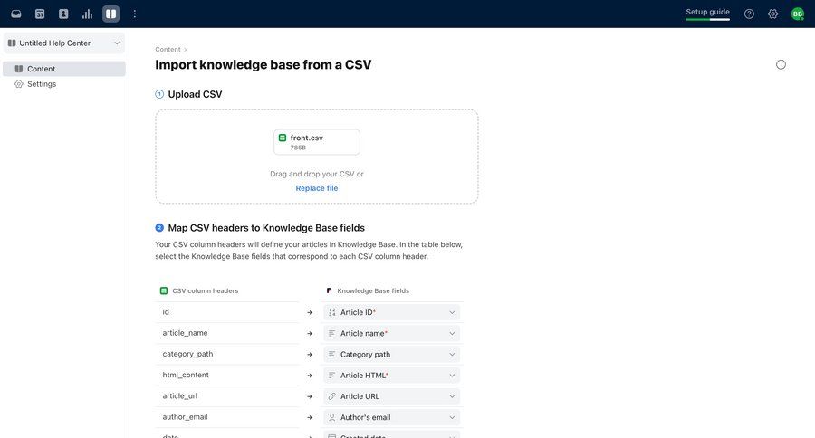Front
			 data management content management grid form import data file upload data mapping full-screen layout drag & drop wizard sidebar data import import file import tool import wizard upload file table importing data file picker ui page example