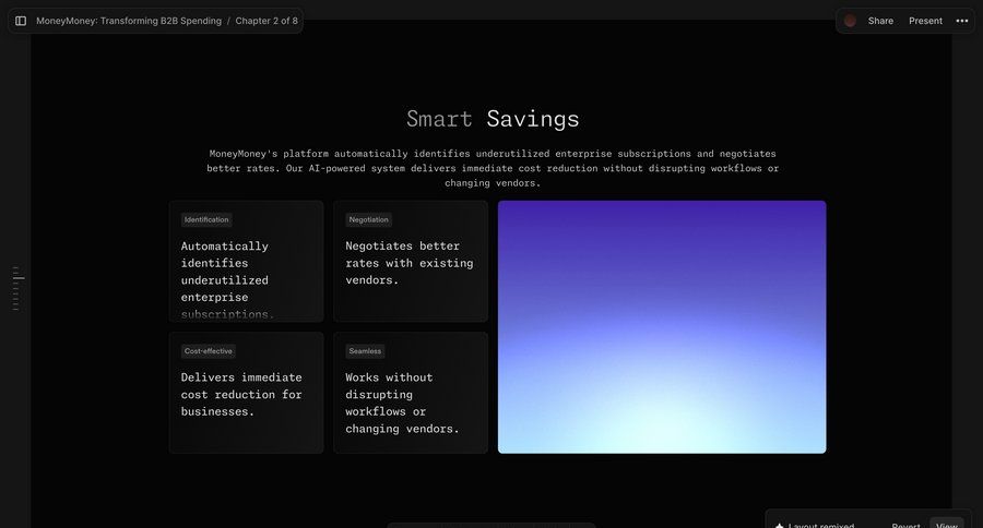 Chronicle
			 grid finance enterprise card layout ui page example