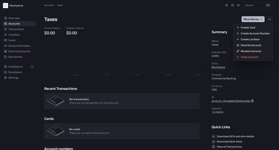 Increase
			empty state dropdown & other states charts & graphs dashboard account management fintech dark theme sidebar blank state void blank non-ideal state empty page prompt menu quick actions cards ui transaction history summary ui page example